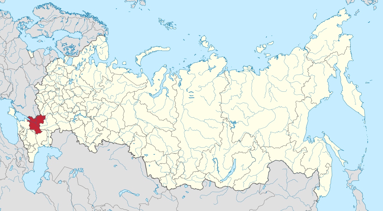 Map of Russia - Rostov Oblast.svg